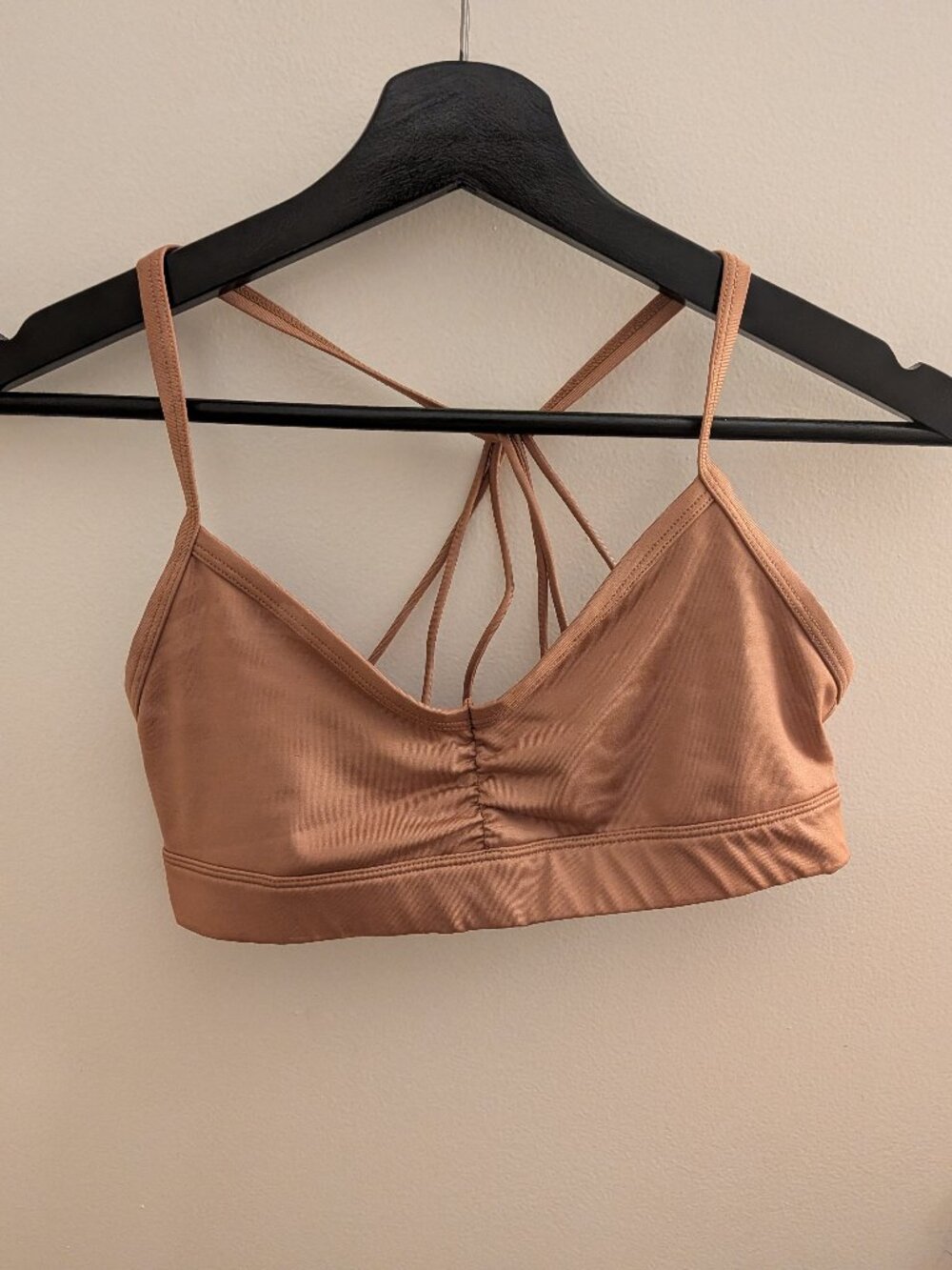 Alo Bralette, Small, Caramel Brown